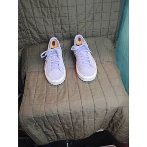 Puma lavender platform sneaker